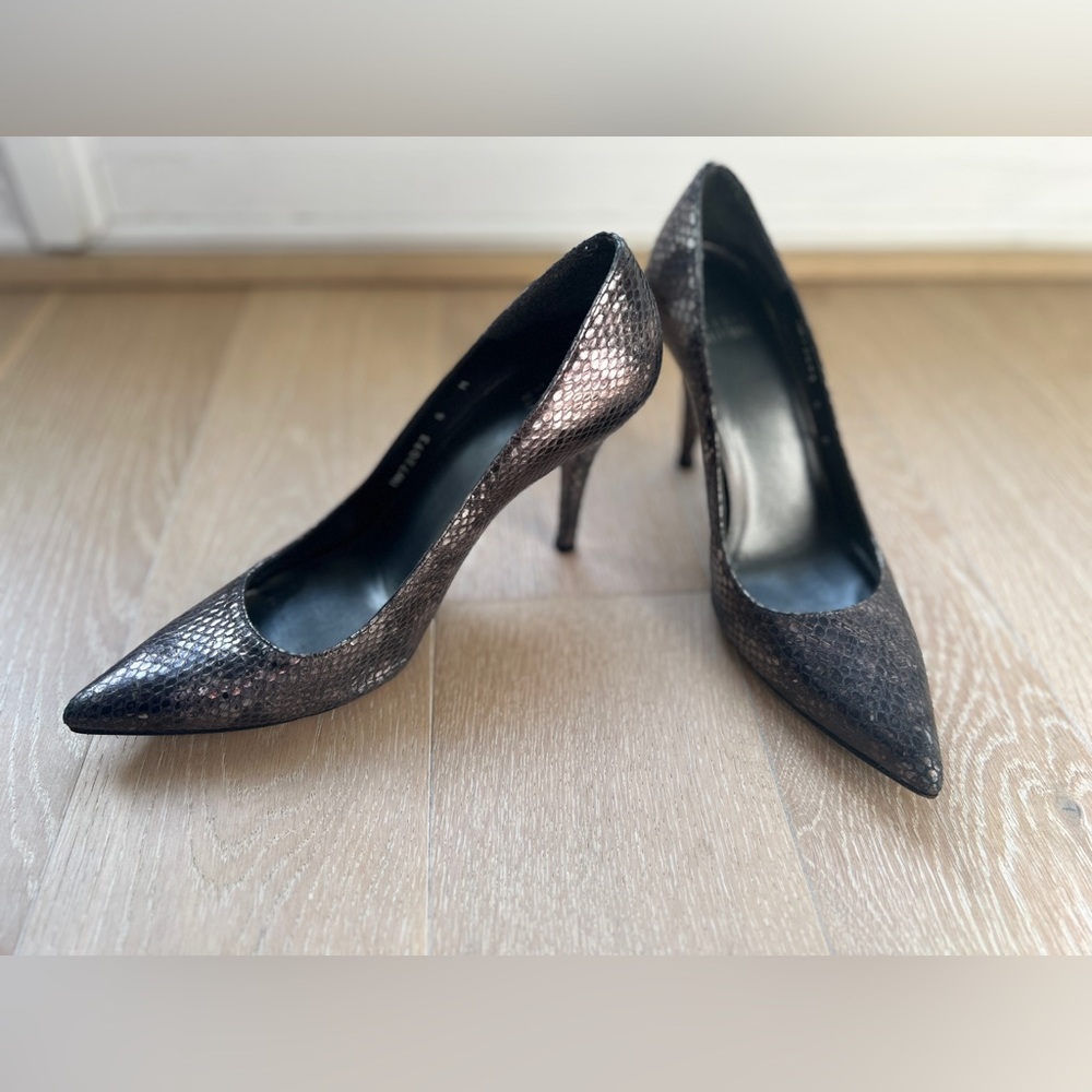 Stuart Weitzman Snakeskin Pumps